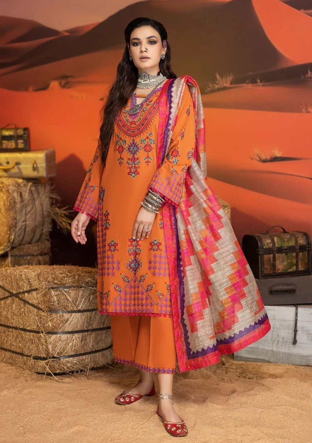 Winter Collection - Charizma - Miraas - Khaddar - V01 - CM#6 available at Saleem Fabrics Traditions