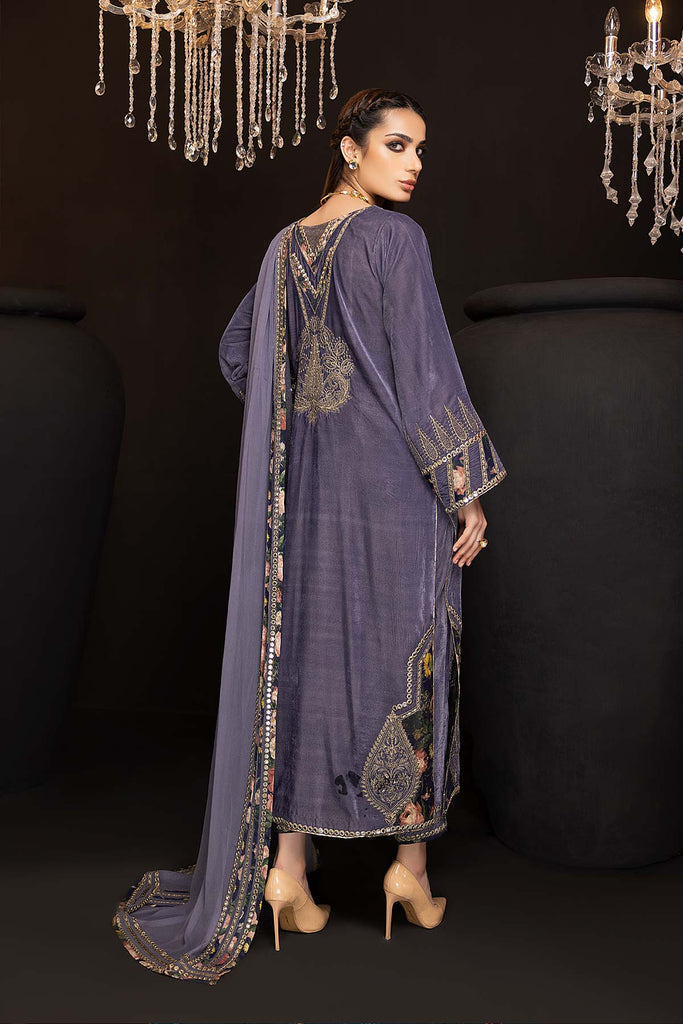 Winter Collection - Charizma - Signature - Velvet - CV#05 available at Saleem Fabrics Traditions