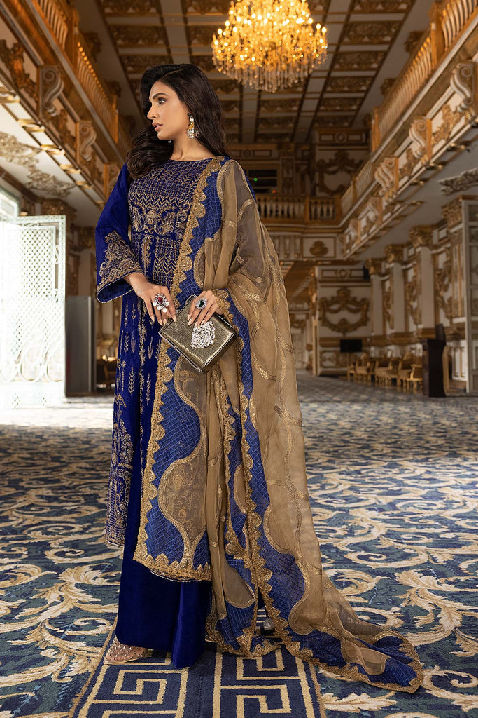Winter Collection - Charizma - Signature - Velvet - V02 - CV#09 available at Saleem Fabrics Traditions