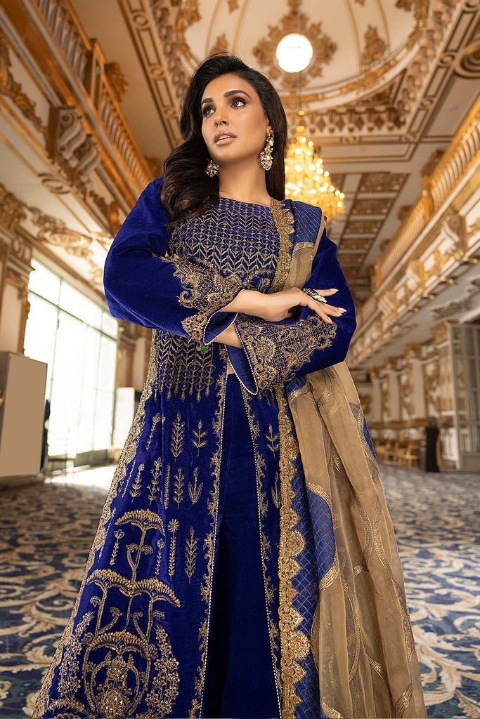 Winter Collection - Charizma - Signature - Velvet - V02 - CV#09 available at Saleem Fabrics Traditions