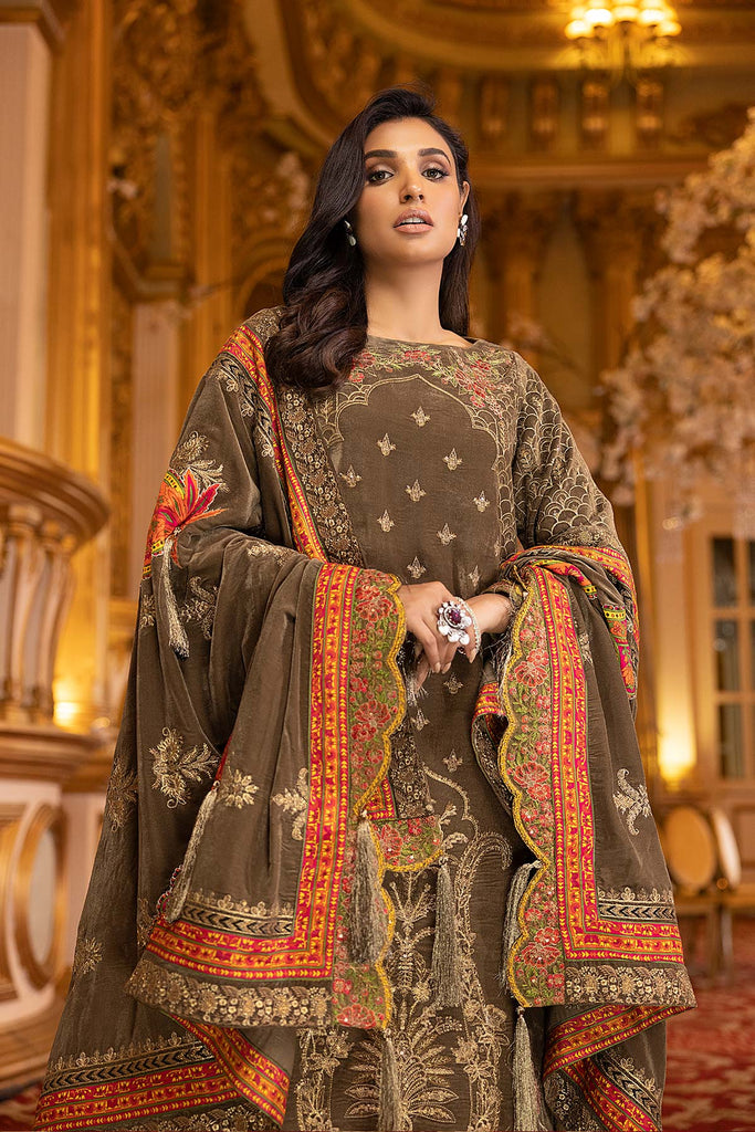 Winter Collection - Charizma - Signature - Velvet - V02 - CV#10 available at Saleem Fabrics Traditions