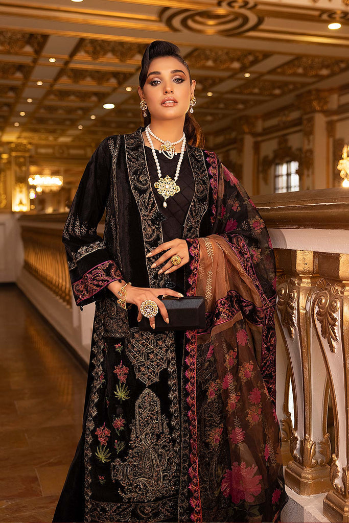 Winter Collection - Charizma - Signature - Velvet - V02 - CV#11 available at Saleem Fabrics Traditions