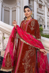 Winter Collection - Charizma - Signature - Velvet - V02 - CV#12 available at Saleem Fabrics Traditions