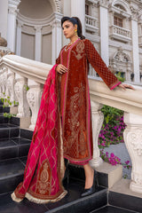 Winter Collection - Charizma - Signature - Velvet - V02 - CV#12 available at Saleem Fabrics Traditions