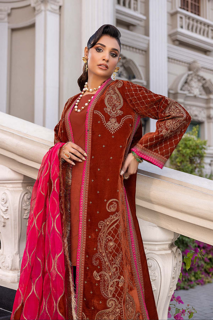 Winter Collection - Charizma - Signature - Velvet - V02 - CV#12 available at Saleem Fabrics Traditions