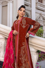 Winter Collection - Charizma - Signature - Velvet - V02 - CV#12 available at Saleem Fabrics Traditions