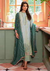 Winter Collection - Cross Stitch - Sukoon - Cotton Satin - D#01 available at Saleem Fabrics Traditions