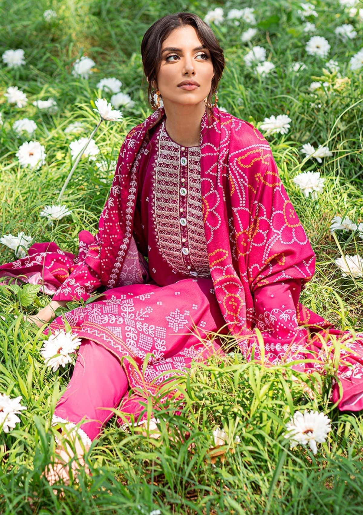 Winter Collection - Cross Stitch - Sukoon - Cotton Satin - D#11 available at Saleem Fabrics Traditions