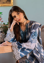 Winter Collection - Cross Stitch - Sukoon - Cotton Satin - D#18 available at Saleem Fabrics Traditions