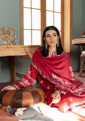 Winter Collection - Cross Stitch - Sukoon - Cotton Satin - D#19 available at Saleem Fabrics Traditions