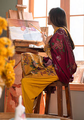 Winter Collection - Cross Stitch - Sukoon - Cotton Satin - D#20 available at Saleem Fabrics Traditions