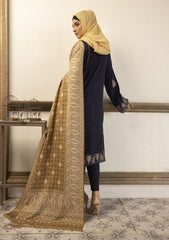 Winter Collection - Dua - Daffodils - DWD#13 available at Saleem Fabrics Traditions