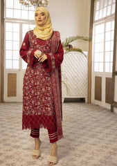 Winter Collection - Dua - Daffodils - DWD#2 available at Saleem Fabrics Traditions