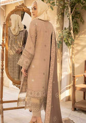 Winter Collection - Dua - Gul e Zarki - Camellia - Wool - D#04 available at Saleem Fabrics Traditions