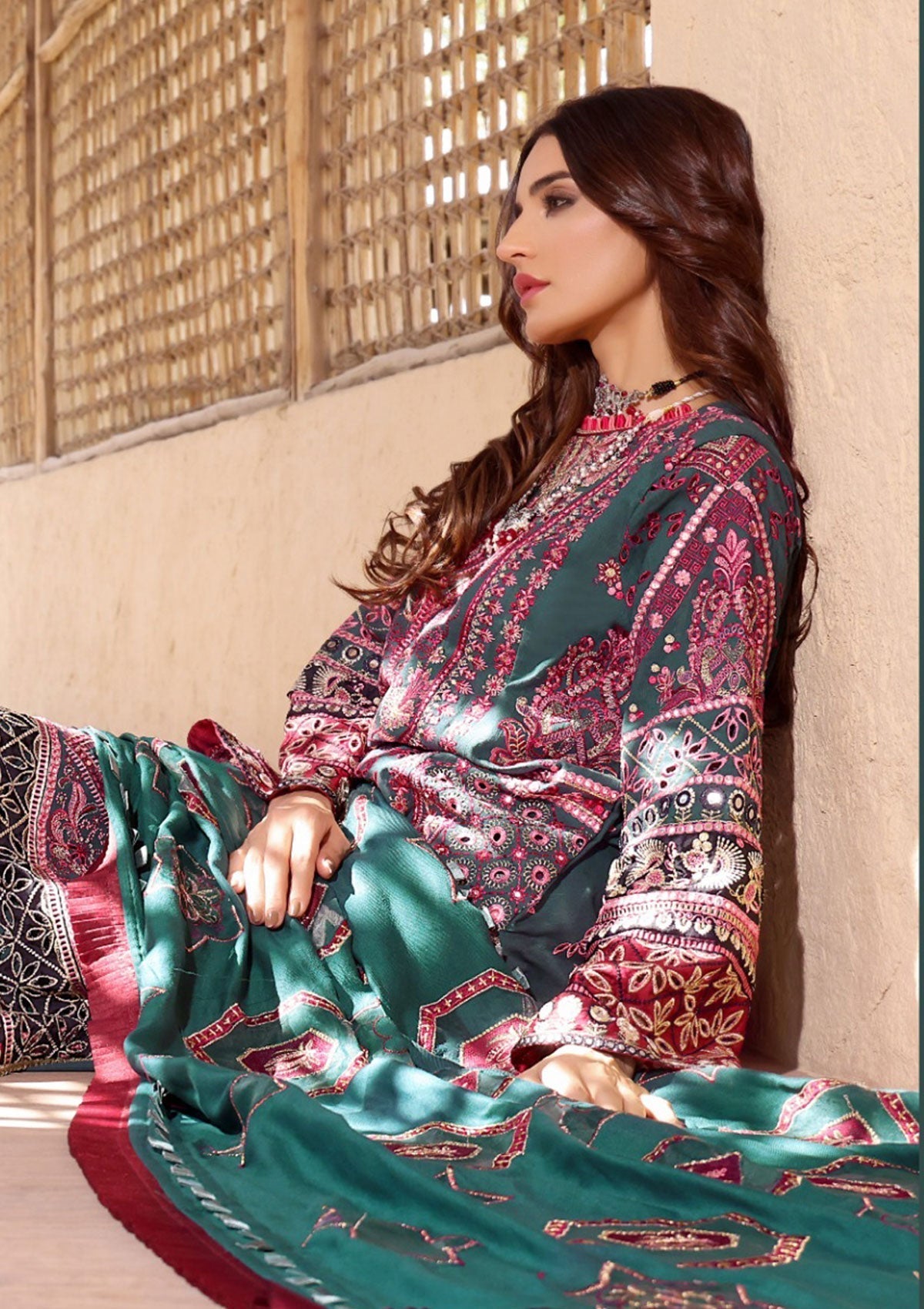 Winter Collection - Elaf - Luxury - ELW#04 available at Saleem Fabrics Traditions