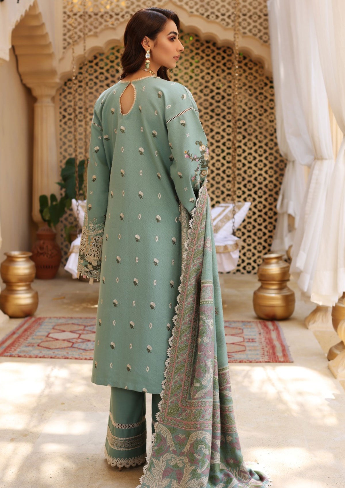 Winter Collection - Elaf - Luxury - ELW#05 available at Saleem Fabrics Traditions