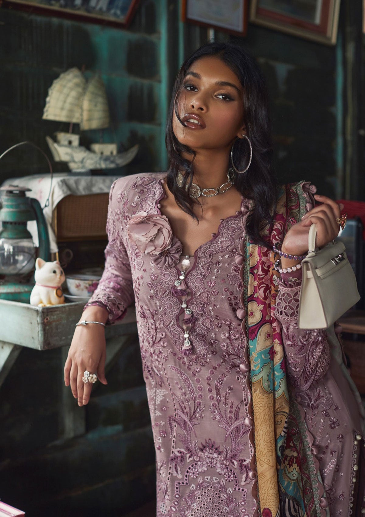 Winter Collection - Elan - Unstitched - D#02 (Parisa) available at Saleem Fabrics Traditions