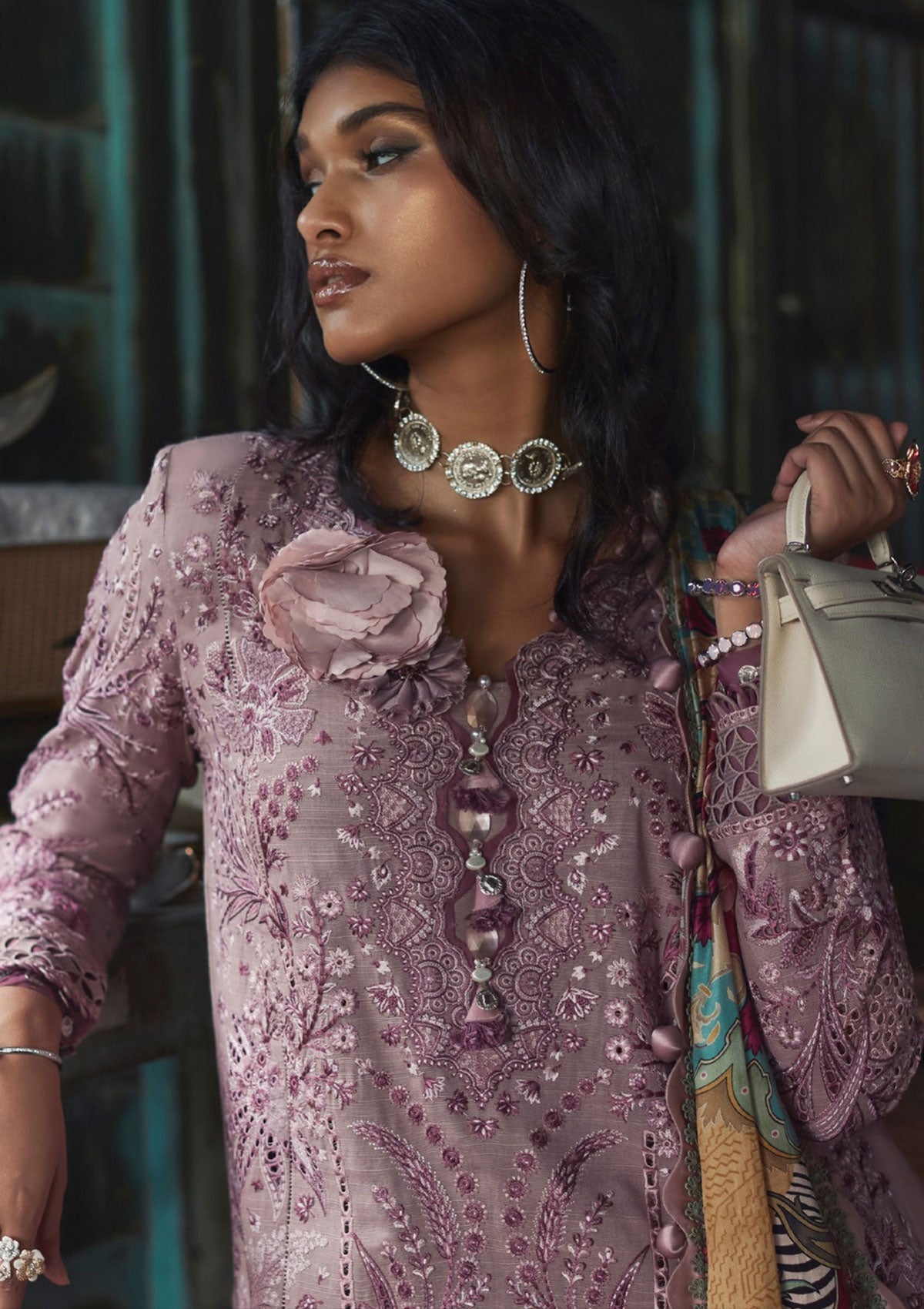 Winter Collection - Elan - Unstitched - D#02 (Parisa) available at Saleem Fabrics Traditions