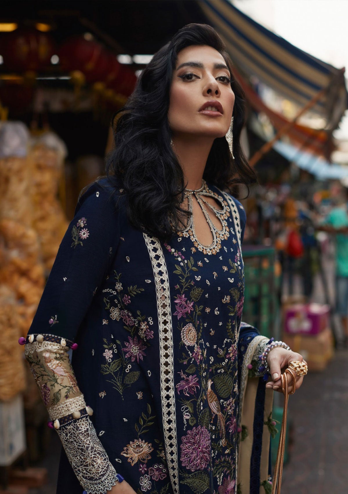 Winter Collection - Elan - Unstitched - D#04 (Darien) available at Saleem Fabrics Traditions