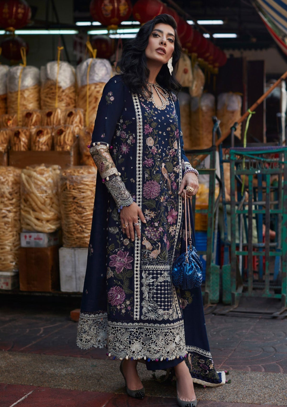 Winter Collection - Elan - Unstitched - D#04 (Darien) available at Saleem Fabrics Traditions