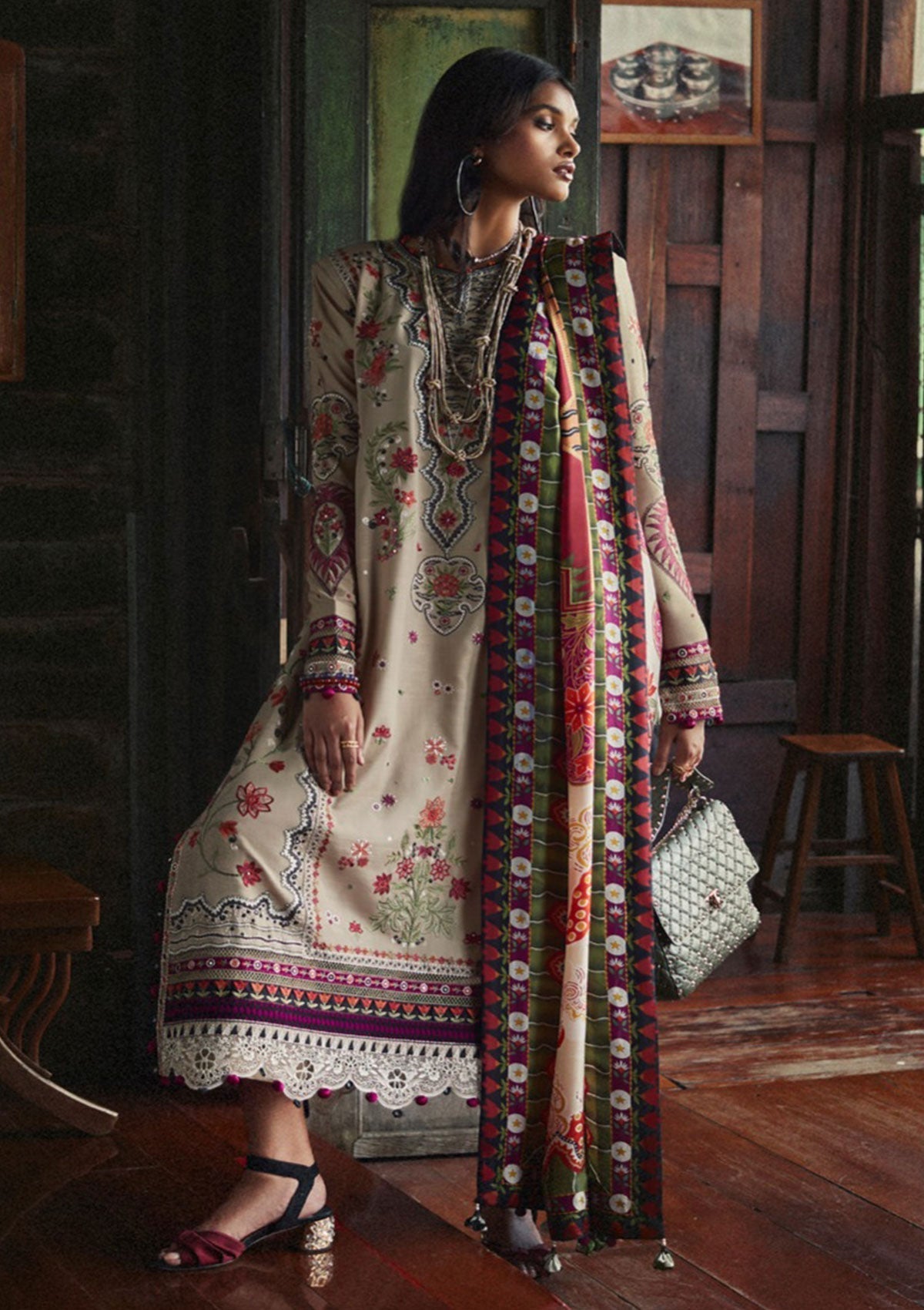 Winter Collection - Elan - Unstitched - D#09 (Berina) available at Saleem Fabrics Traditions