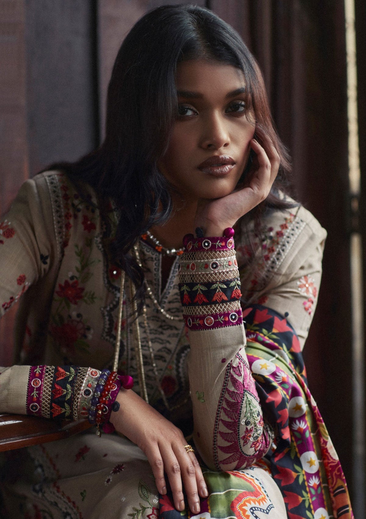 Winter Collection - Elan - Unstitched - D#09 (Berina) available at Saleem Fabrics Traditions