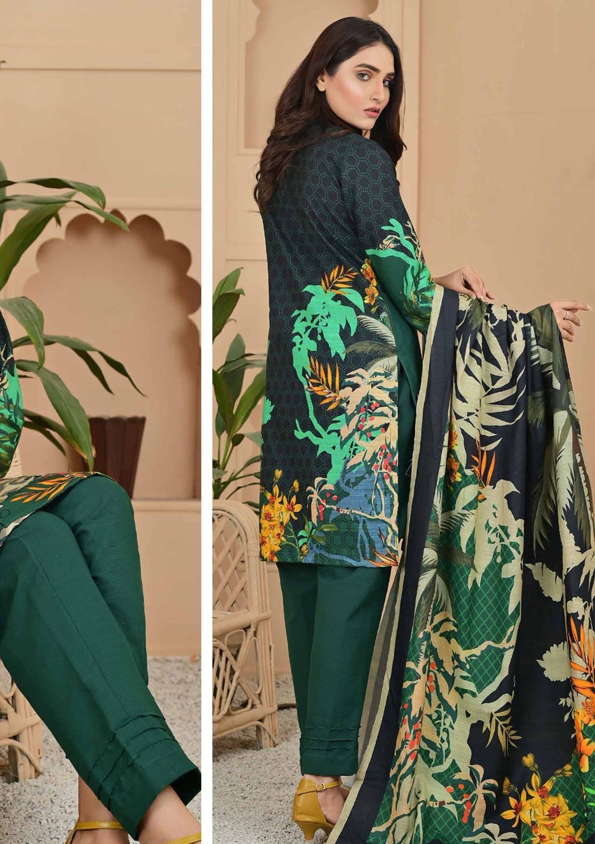Winter Collection - Fiza Noor - Zarminay - Khaddar - FN#18 available at Saleem Fabrics Traditions
