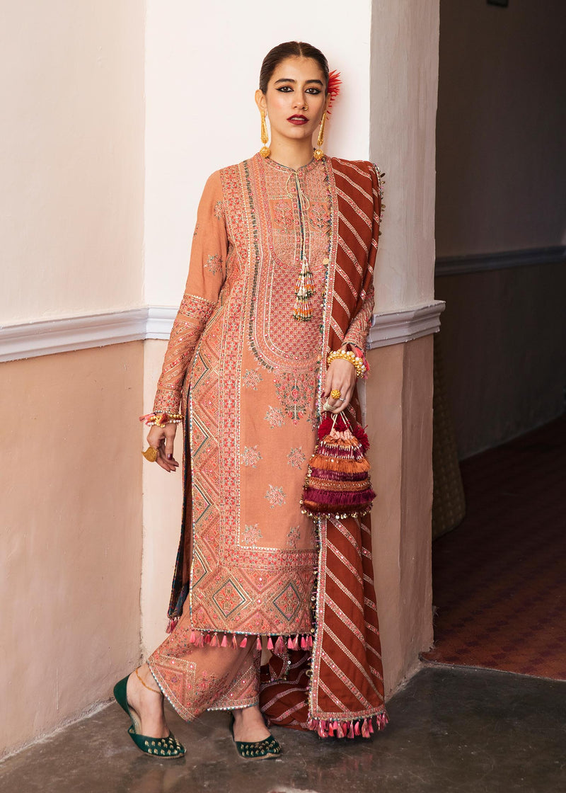 Winter Collection - Hussain Rehar - Karandi - Deep available at Saleem Fabrics Traditions