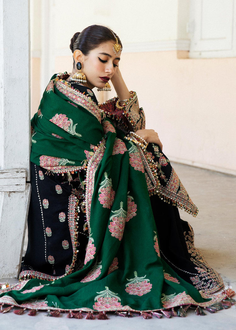 Winter Collection - Hussain Rehar - Karandi - VERDE available at Saleem Fabrics Traditions