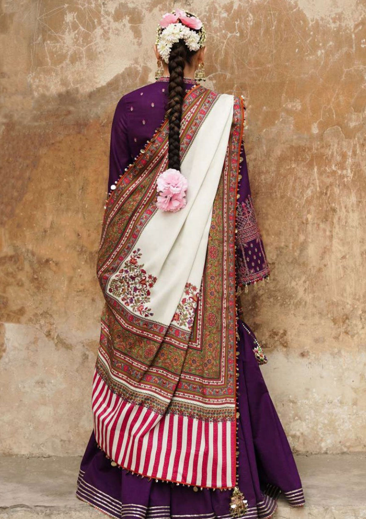 Winter Collection - Hussain Rehar - Phoolan Devi - Bahare available at Saleem Fabrics Traditions