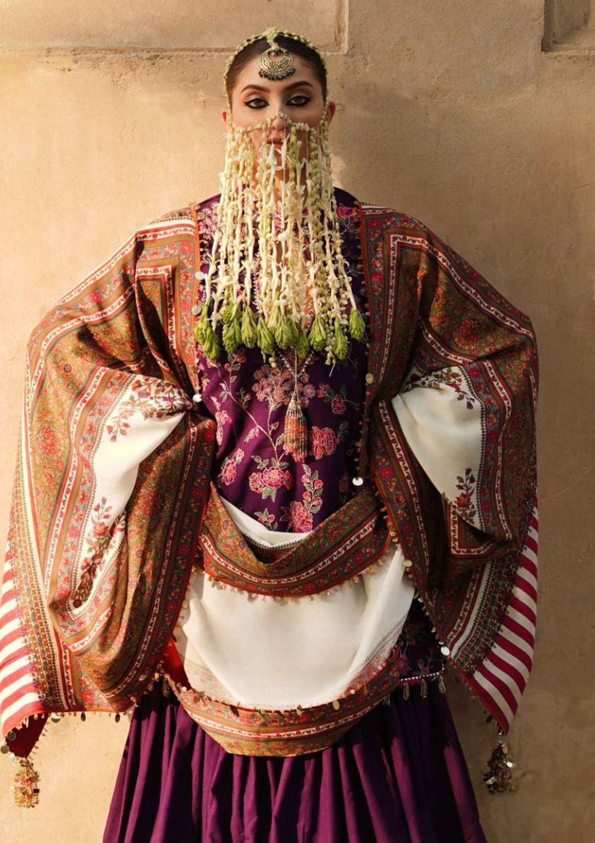 Winter Collection - Hussain Rehar - Phoolan Devi - Bahare available at Saleem Fabrics Traditions