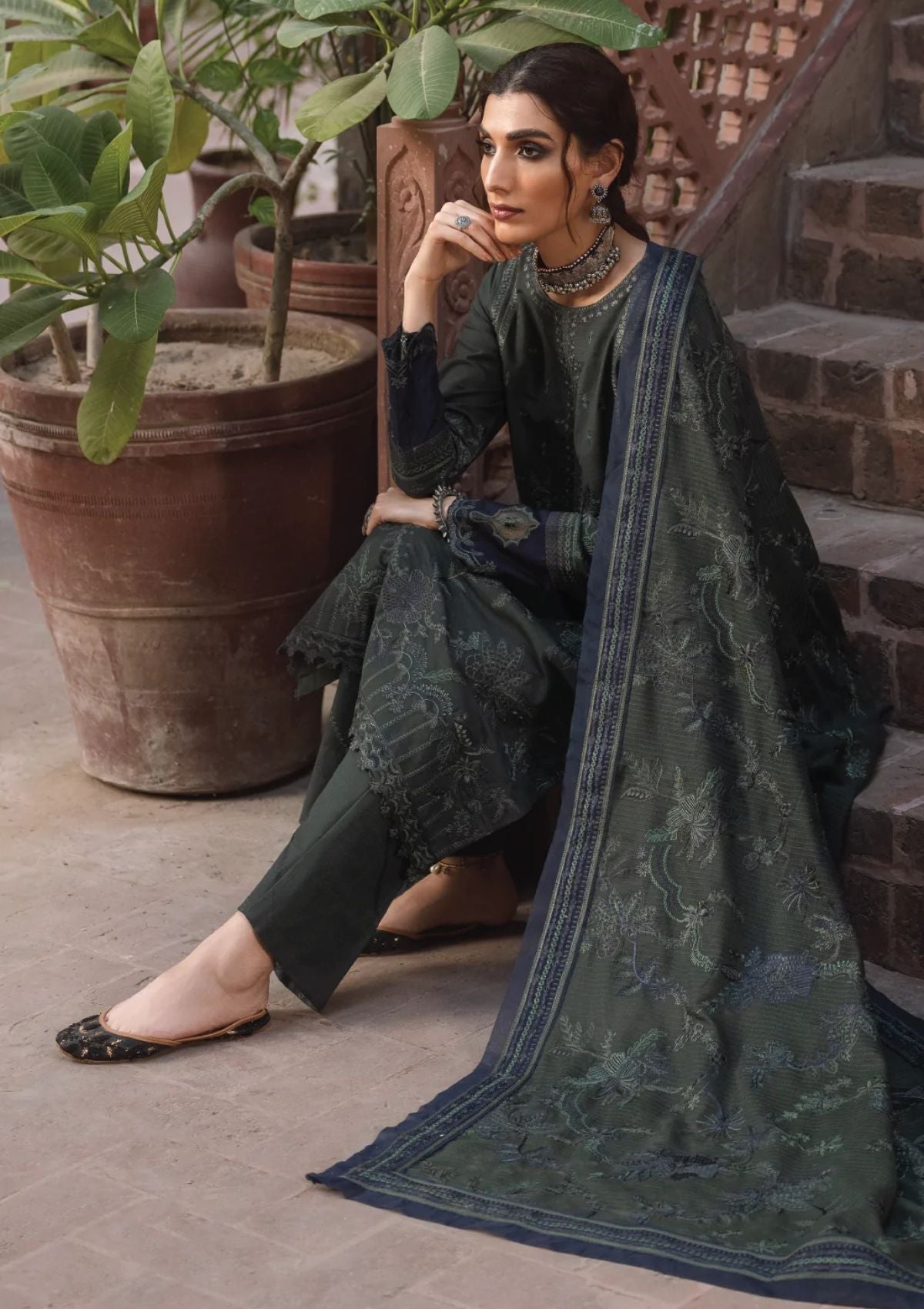 Winter Collection - Iznik - Riwayat - QURBAT - RC#4 available at Saleem Fabrics Traditions