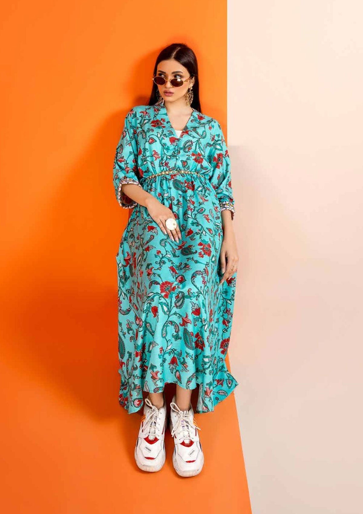 Winter Collection - Jahanara - Coral - CJ11#03 IY available at Saleem Fabrics Traditions