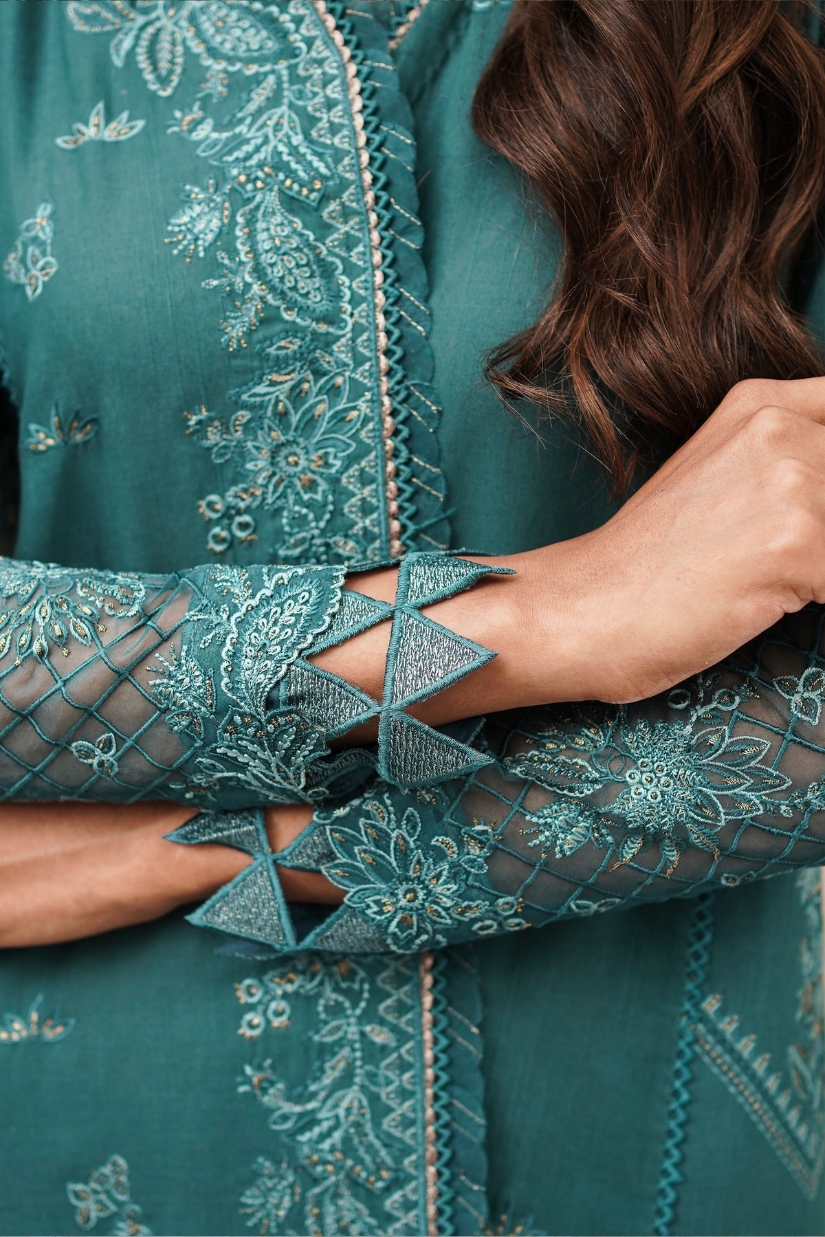 Winter Collection - Jazmin - Shahtoosh Luxury - D#03 (SAMAA) available at Saleem Fabrics Traditions