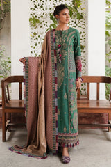 Winter Collection - Jazmin - Shahtoosh Luxury - D#08 (RABT) available at Saleem Fabrics Traditions