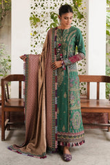 Winter Collection - Jazmin - Shahtoosh Luxury - D#08 (RABT) available at Saleem Fabrics Traditions