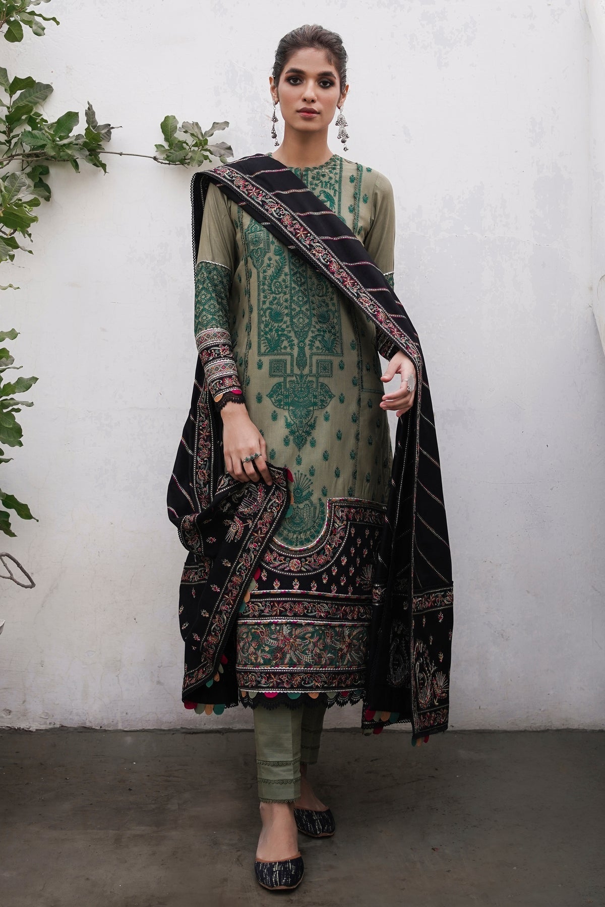 Winter Collection - Jazmin - Shahtoosh Luxury - D#12 (RAINA) available at Saleem Fabrics Traditions