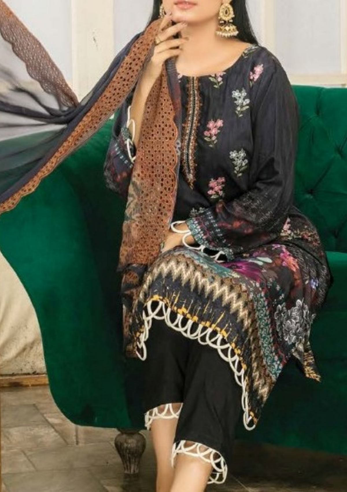 Winter Collection - Laiba - Exclusive Viscose 22 - V81 - ART#8 available at Saleem Fabrics Traditions