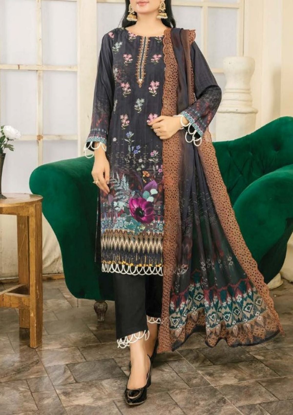 Winter Collection - Laiba - Exclusive Viscose 22 - V81 - ART#8 available at Saleem Fabrics Traditions