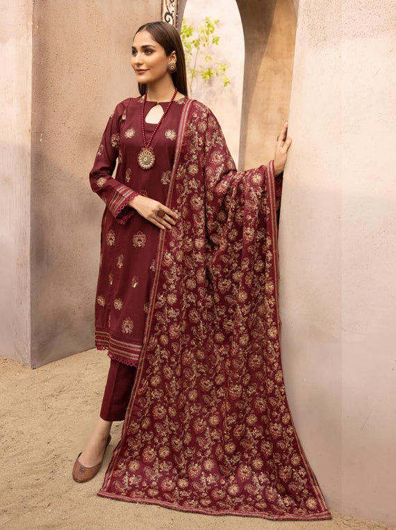 Winter Collection - Mahee's - Exclusive - V02 - ML#12 available at Saleem Fabrics Traditions