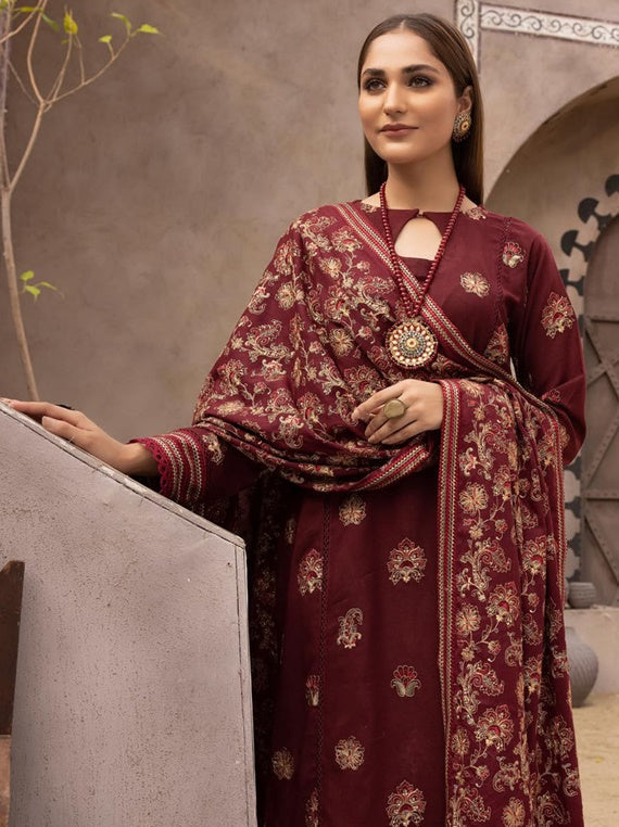 Winter Collection - Mahee's - Exclusive - V02 - ML#12 available at Saleem Fabrics Traditions