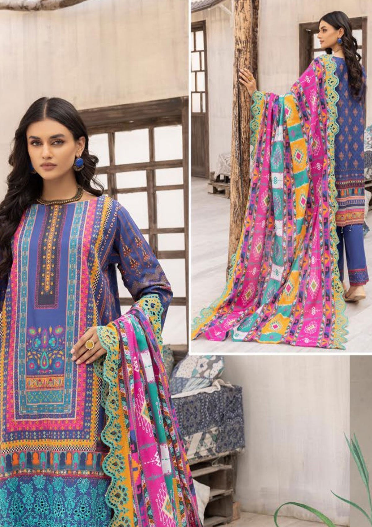 Winter Collection - Mahee's - Khaddar - MK#05 available at Saleem Fabrics Traditions