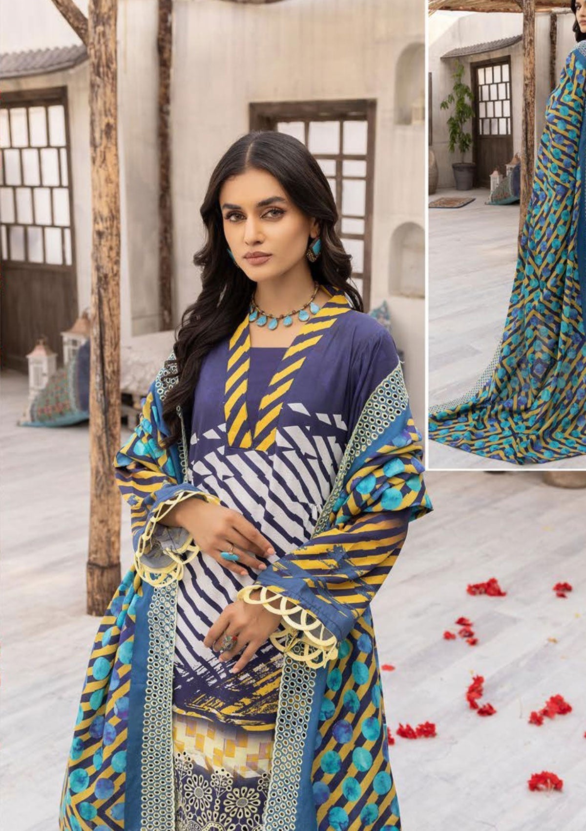 Winter Collection - Mahee's - Khaddar - MK#09 available at Saleem Fabrics Traditions