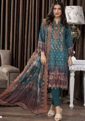 Winter Collection - Manizay - Premium D/P - Chunri - D#08 available at Saleem Fabrics Traditions