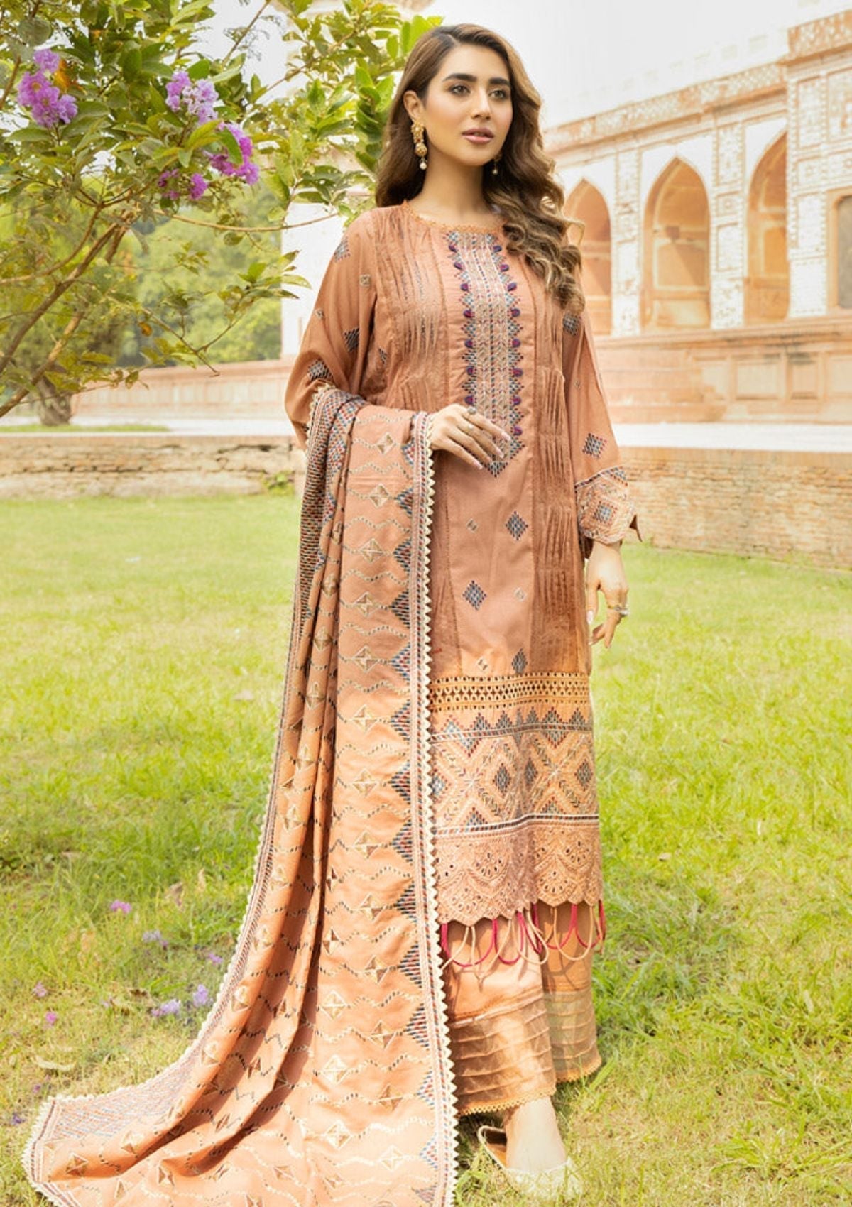 Winter Collection - Marjjan - Karandi - SKC#28 B available at Saleem Fabrics Traditions
