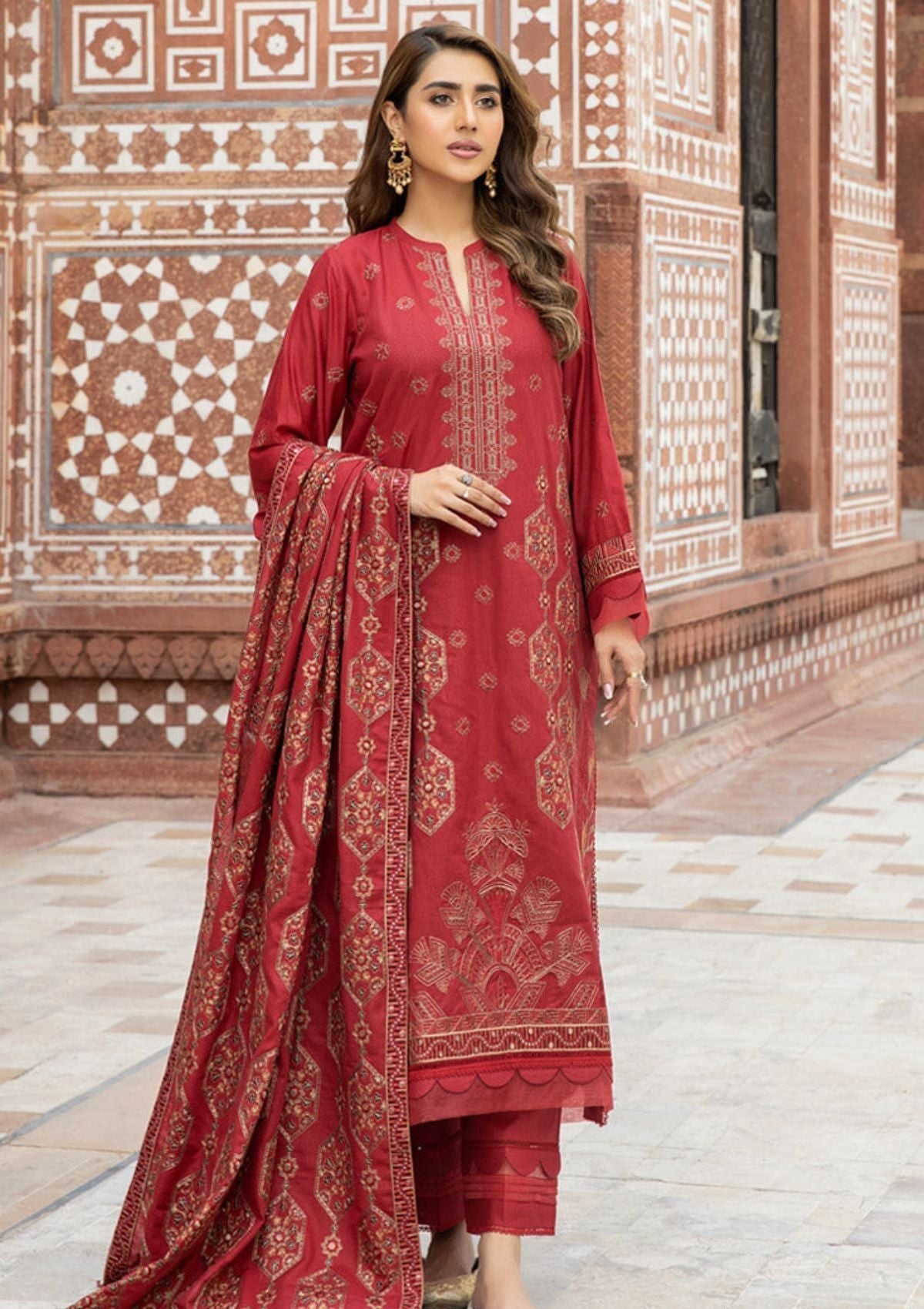 Winter Collection - Marjjan - Karandi - SKC#29 B available at Saleem Fabrics Traditions