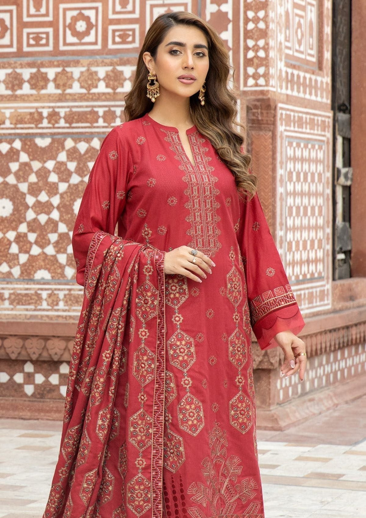 Winter Collection - Marjjan - Karandi - SKC#29 B available at Saleem Fabrics Traditions