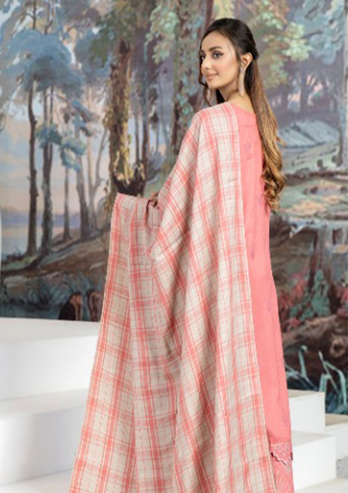 Winter Collection - Marjjan - MDS#31- T PINK available at Saleem Fabrics Traditions