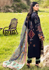 Winter Collection - Muscari - Cotton Satin - MSEC#100 available at Saleem Fabrics Traditions