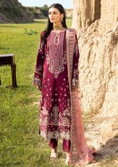 Winter Collection - Muscari - Cotton Satin - MSEC#101 available at Saleem Fabrics Traditions